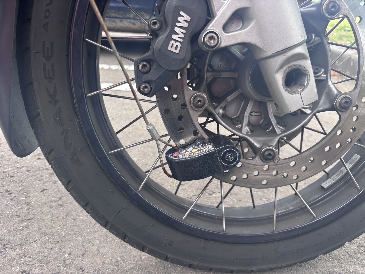 札幌市中央区｜バイクのディスクロック開錠事例。鍵紛失時の対応とチューブラ錠の開錠作業