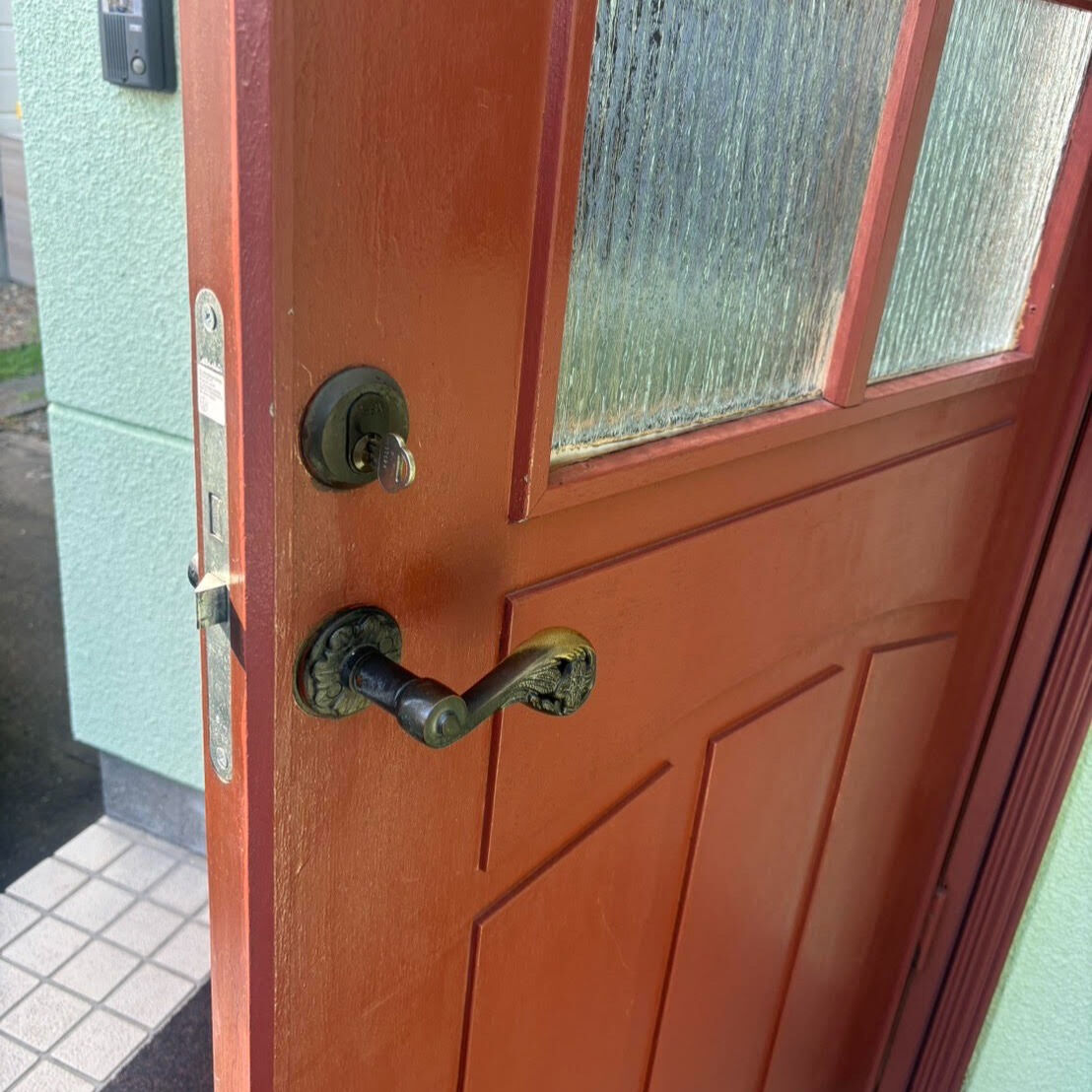 【 札幌市厚別区 戸建て住宅 玄関 鍵交換 】